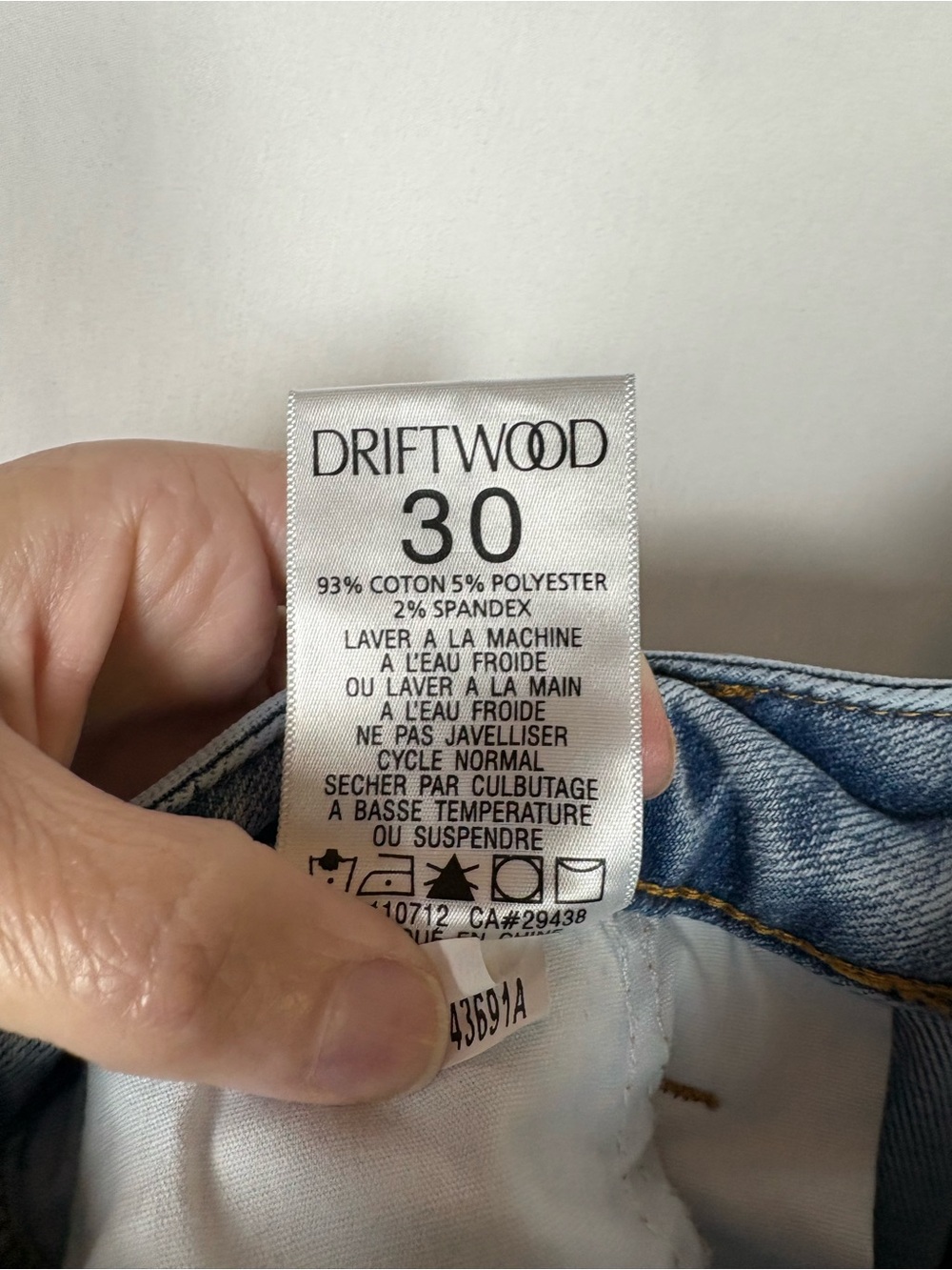 DRIFTWOOD Light Blue Wide Leg Jeans with Colorful Embroidered Motif - Picture 10 of 11